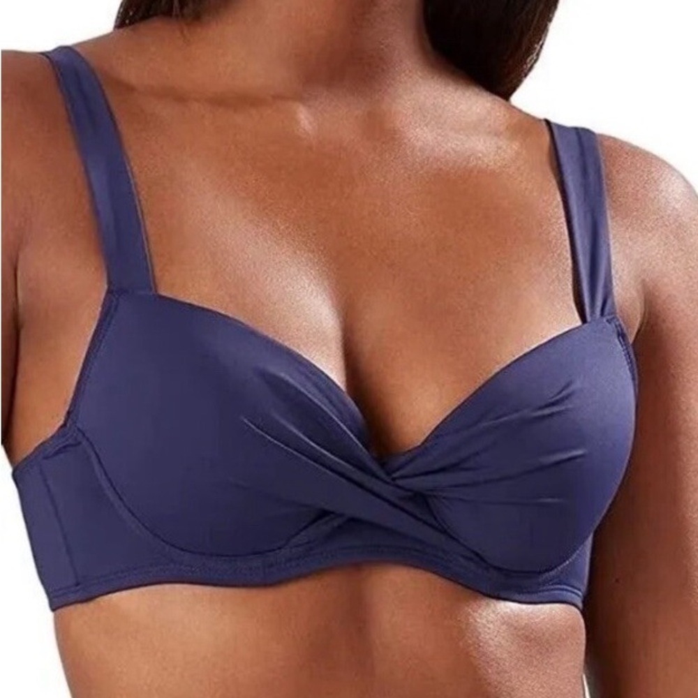 Tommy Bahama Pearl underwire Bikini Top - 34 DD - New
